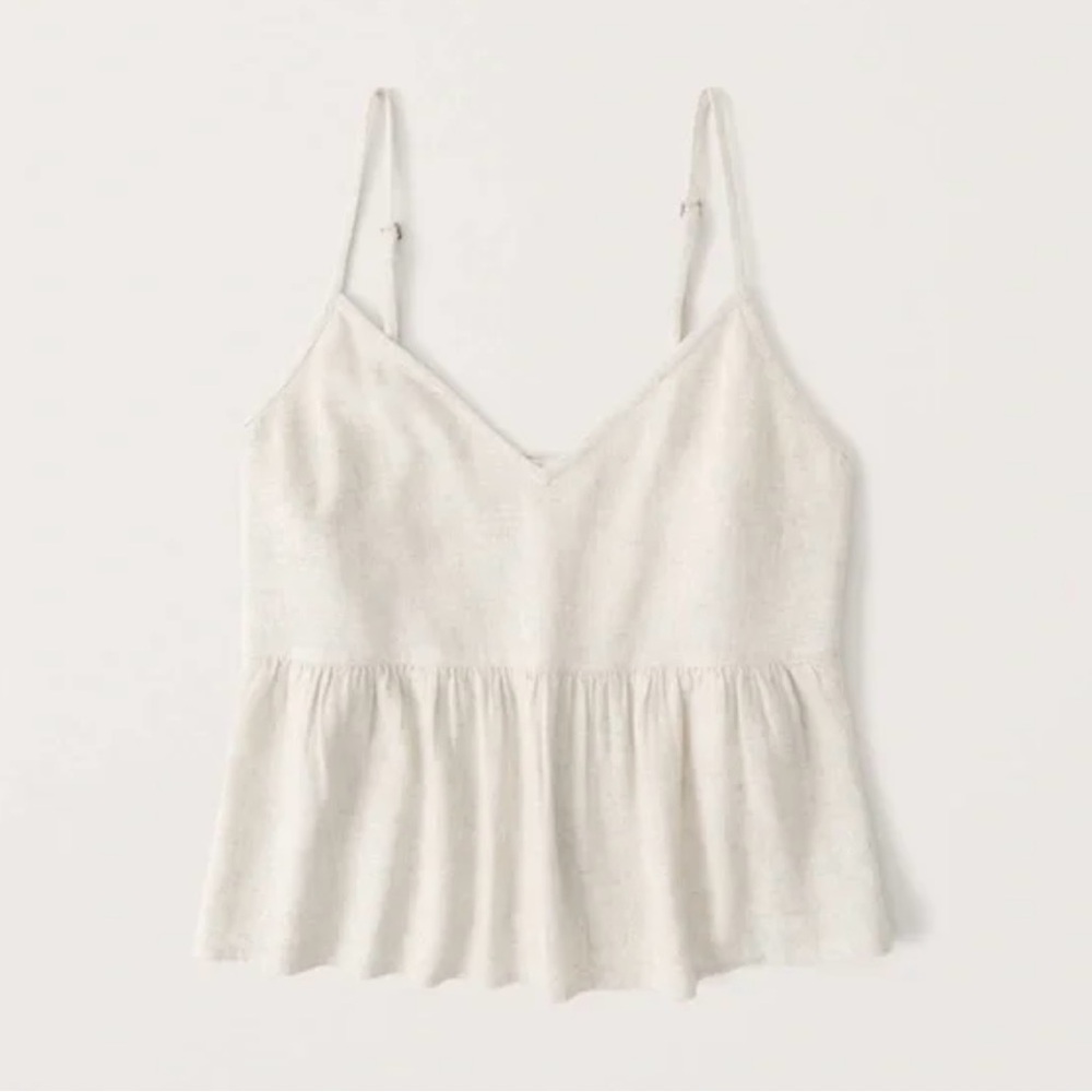 Abercrombie & Fitch Linen Trapeze Cami Size XS